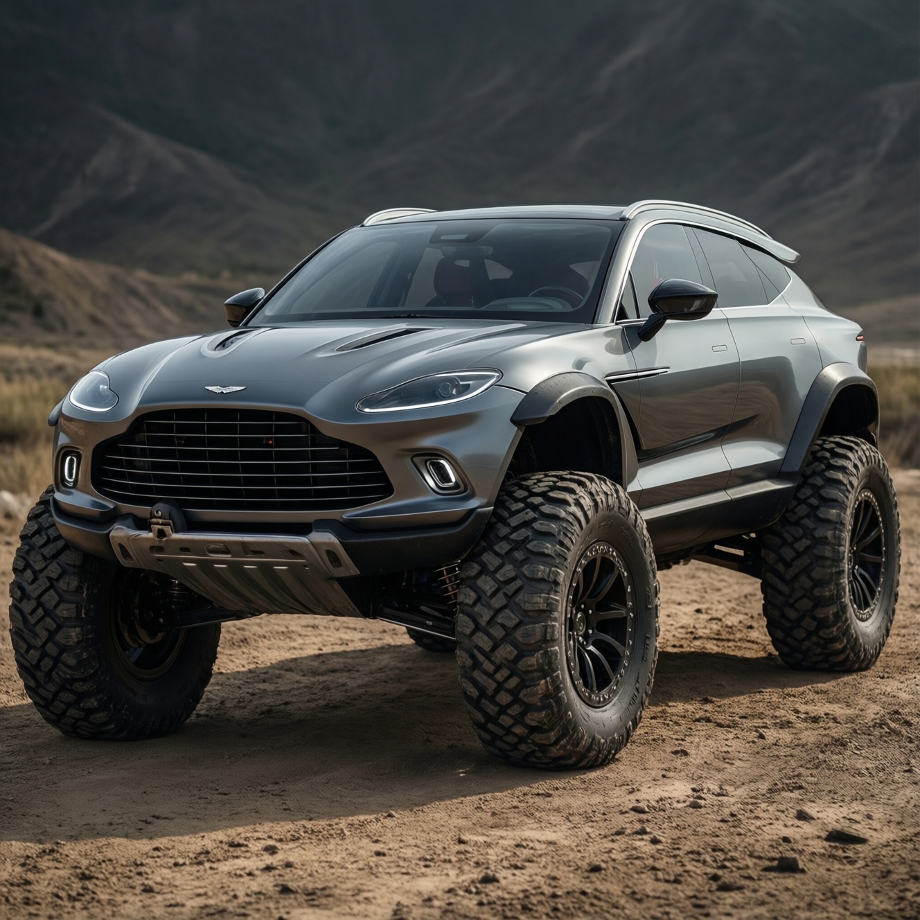 Aston martin показала цифровой внедорожник с экстремальным дизайном и двигателем V12